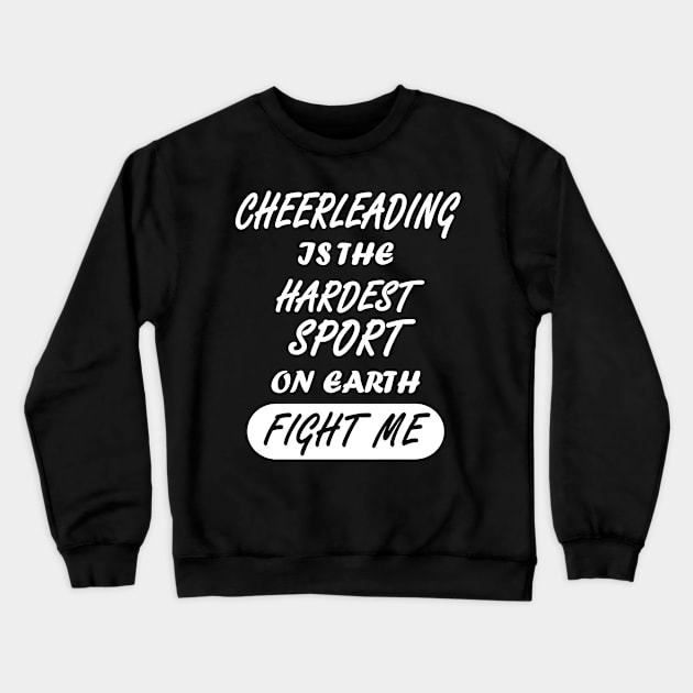 Cheerleading pompoms girls women sports Crewneck Sweatshirt by FindYourFavouriteDesign